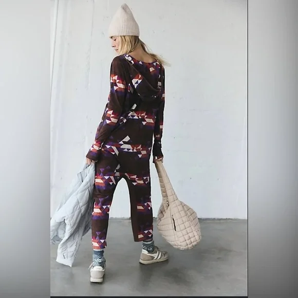 Free People Hot Shot Long Sleeve Printed Onesie - Picture 2 of 12